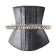 Wholesale nine steel bone corset big 3 hook stock Body Shaper women latex waist Trainer